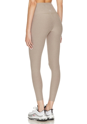 Beyond Yoga Spacedye Caught in The Midi High Waisted Legging in Tan. Size M. Also in L, XL.