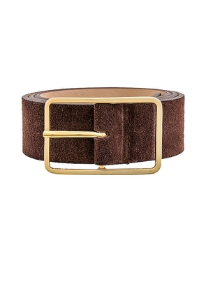 B-Low the Belt Milla Suede Belt in Chocolate. Size M. Also in XS, S, L, XL.