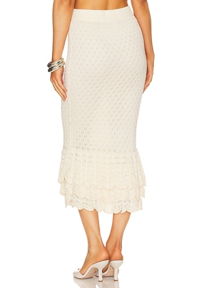 BEACH RIOT Polly Skirt in Ivory. Size M. Also in L.