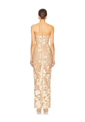 Bronx and Banco Jasmine Maxi Dress in Cream. Size S. Also in XS, M, L, XL.