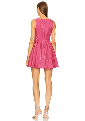 Aureta. Renee Mini Dress in Pink. Size S. Also in XS, M.
