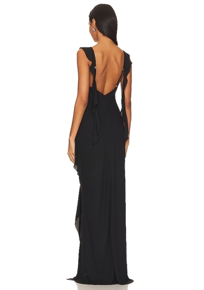 Amanda Uprichard Cantara Gown in Black. Size XS. Also in S.