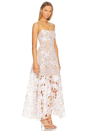 ELLIATT Connection Gown in White. Size L. Also in XL.