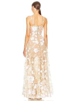 Bronx and Banco Jasmine Gown in Cream. Size S. Also in M.