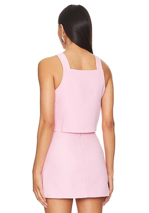 Amanda Uprichard Harley Top in Pink. Size M. Also in L, S.