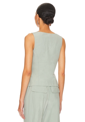 Amanda Uprichard Violet Top in Sage. Size S. Also in XS.