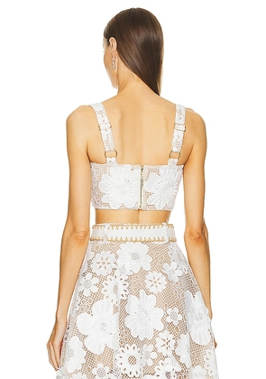 Bronx and Banco Emerie Top in White. Size S. Also in XS, M.