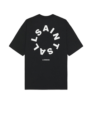 ALLSAINTS Tierra Tee in Black. Size M. Also in L, XL/1X.