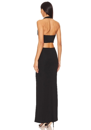 Camila Coelho Trinidad Gown in Black. Size S. Also in M, XL.