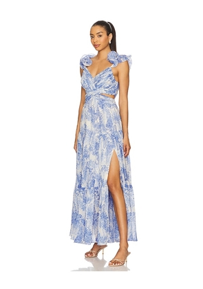 ASTR the Label Fritillaria Dress in Blue. Size M. Also in XS, S.