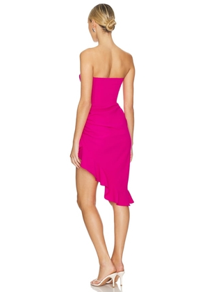 Amanda Uprichard x REVOLVE Scarlett Dress in Fuchsia. Size S. Also in XS, XL.