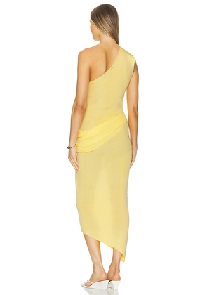 Baobab Lyn Dress in Yellow. Size M. Also in L, XL.