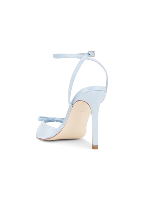 BLACK SUEDE STUDIO Albie 100 Bow Sandal in Baby Blue. Size 36.5. Also in 38.5, 39, 39.5.