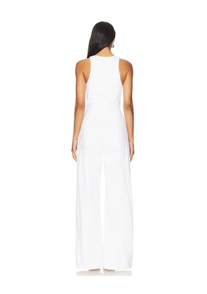 Amanda Uprichard x REVOLVE Ethan Jumpsuit in White. Size M. Also in S, XL.