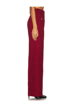 Amanda Uprichard Jane Pants in Wine. Size M. Also in S, XS.