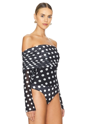 AFRM Maxine Bodysuit in Black. Size M. Also in 3X, XS, XXS.