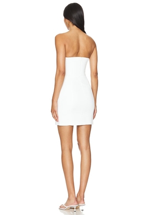 Amanda Uprichard Ivy Mini Dress in Ivory. Size M. Also in S, L.