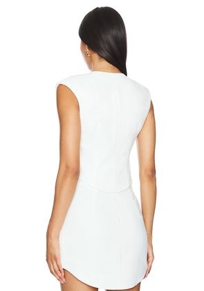 Amanda Uprichard Perrin Top in Ivory. Size S. Also in M, XS.