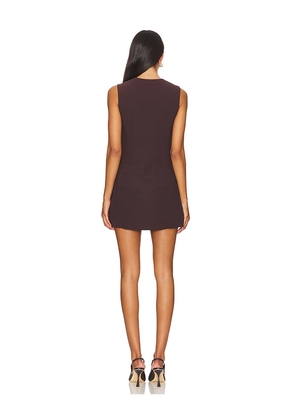 Amanda Uprichard Tori Dress in Brown. Size S. Also in XL.