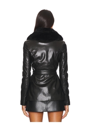 Amanda Uprichard Lancetti Jacket in Black. Size S. Also in L, M, XS.