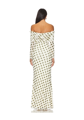AFRM Thelma Dress in Green. Size L. Also in S, XXS, XS.