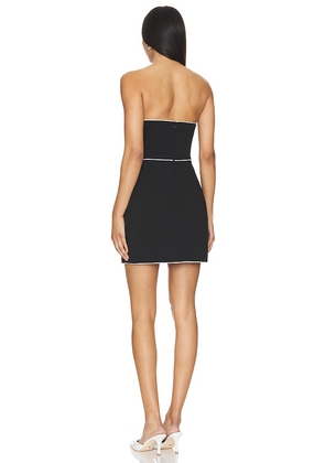 Amanda Uprichard Strapless Puzzle Dress in Black. Size S. Also in L, M.
