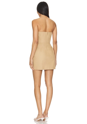 Amanda Uprichard Meline Dress in Beige. Size M. Also in L.