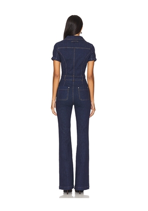 Amanda Uprichard Alexia Jumpsuit in Denim-Dark. Size S. Also in XS.
