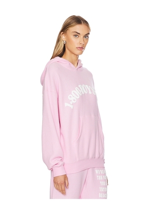 Boys Lie 1-800 Revamped Racer Hoodie in Pink. Size XL/XXL. Also in XS/S, M/L.