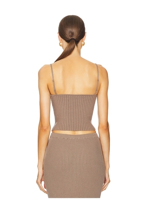 EAVES Ashlee Top in Taupe. Size M. Also in L.