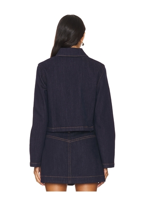 Bardot Lorenzo Denim Shirt in Denim-Dark. Size 10. Also in 4, 2, 6, 8, 12.