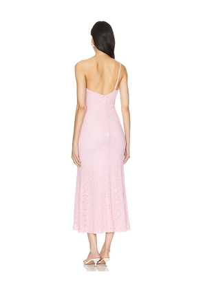 Bardot Albie Knit Maxi Dress in Pink. Size 6. Also in 8, 10.