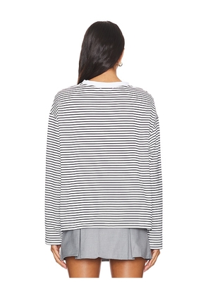 ALL THE WAYS Lily Long Sleeve Top in Navy. Size M. Also in S, XS, XXS.