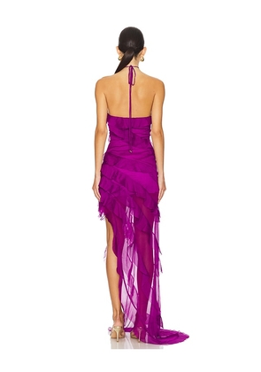 ELLIATT Mia Gown in Purple. Size S. Also in XS, M.