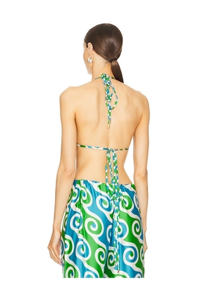 Alexis Gallo Top in Blue,Green. Size S. Also in M.