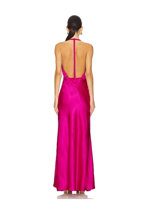 ELLIATT Aria Maxi Dress in Fuchsia. Size M. Also in S, XS, L, XL, XXL.