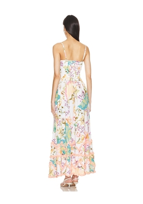 Agua Bendita X Revolve Lana Maxi Dress in Green. Size M. Also in S.