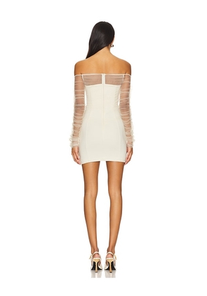 Camila Coelho Thais Mini Dress in Cream. Size M. Also in XXS, XS, S, L.