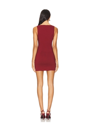 Camila Coelho Maly Mini Dress in Burgundy. Size M. Also in S, L.