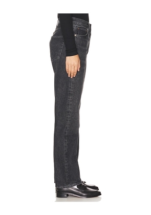 AGOLDE Kelly High Rise Relaxed Straight Jeans in Black. Size 26. Also in 23, 24.