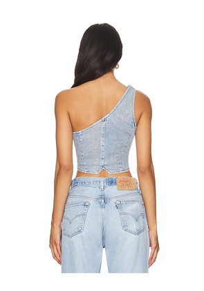 AFRM Gretchen Vest Top in Metallic Gold. Size 3X. Also in 1X, L, XL.