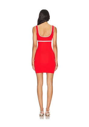 Amanda Uprichard Lucy Knit Mini Dress in Red. Size M. Also in XL.