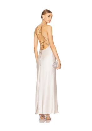 Bec + Bridge Allegra Tie Maxi Dress in Neutral. Size 12/L. Also in 10/M.