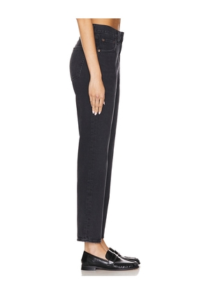 AGOLDE Valen Mid Rise Vintage Straight Jeans in Black. Size 27. Also in 28.