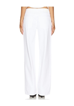 EB Denim Low Rise Baggy in White. Size 27. Also in 28, 29, 30.