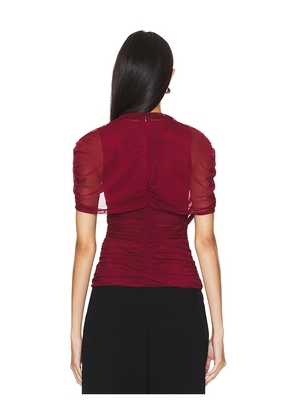 Amanda Uprichard x REVOLVE Evianna Top in Wine. Size M. Also in L, S, XL, XS.