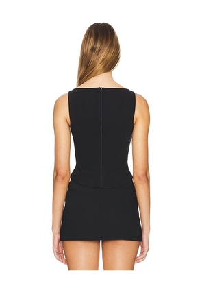 Amanda Uprichard x REVOLVE Ines Top in Black. Size M. Also in L, S, XL, XS.