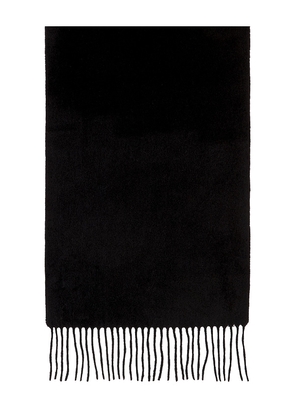 Beams Plus Cashmere Scarf Solid in Black.