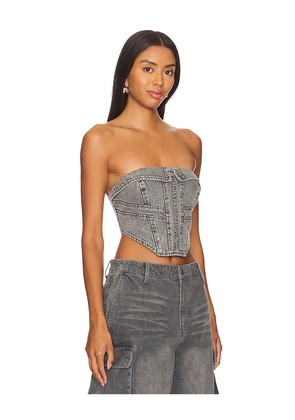 AFRM Noah Top in Grey. Size XXS. Also in XL.