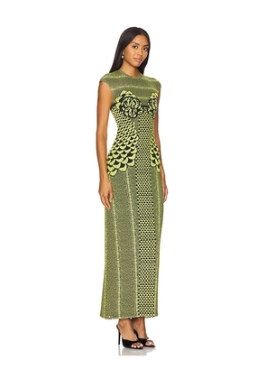 AFRM Cody Maxi Dress in Green. Size L. Also in M.